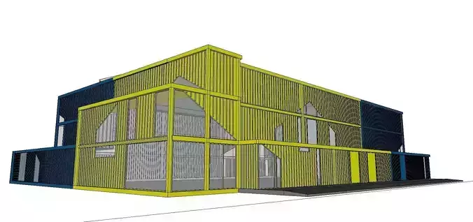 City Simple Art Building-Container-0282