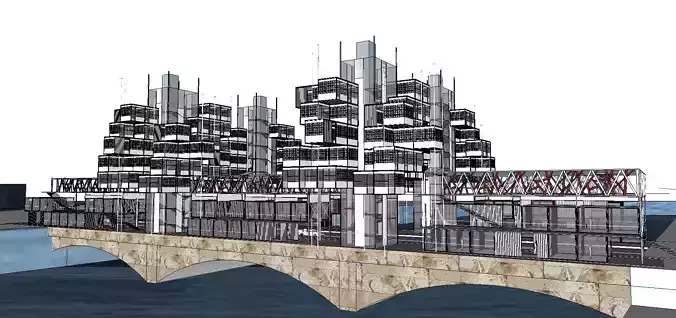 City Simple Art Building-Container-0281