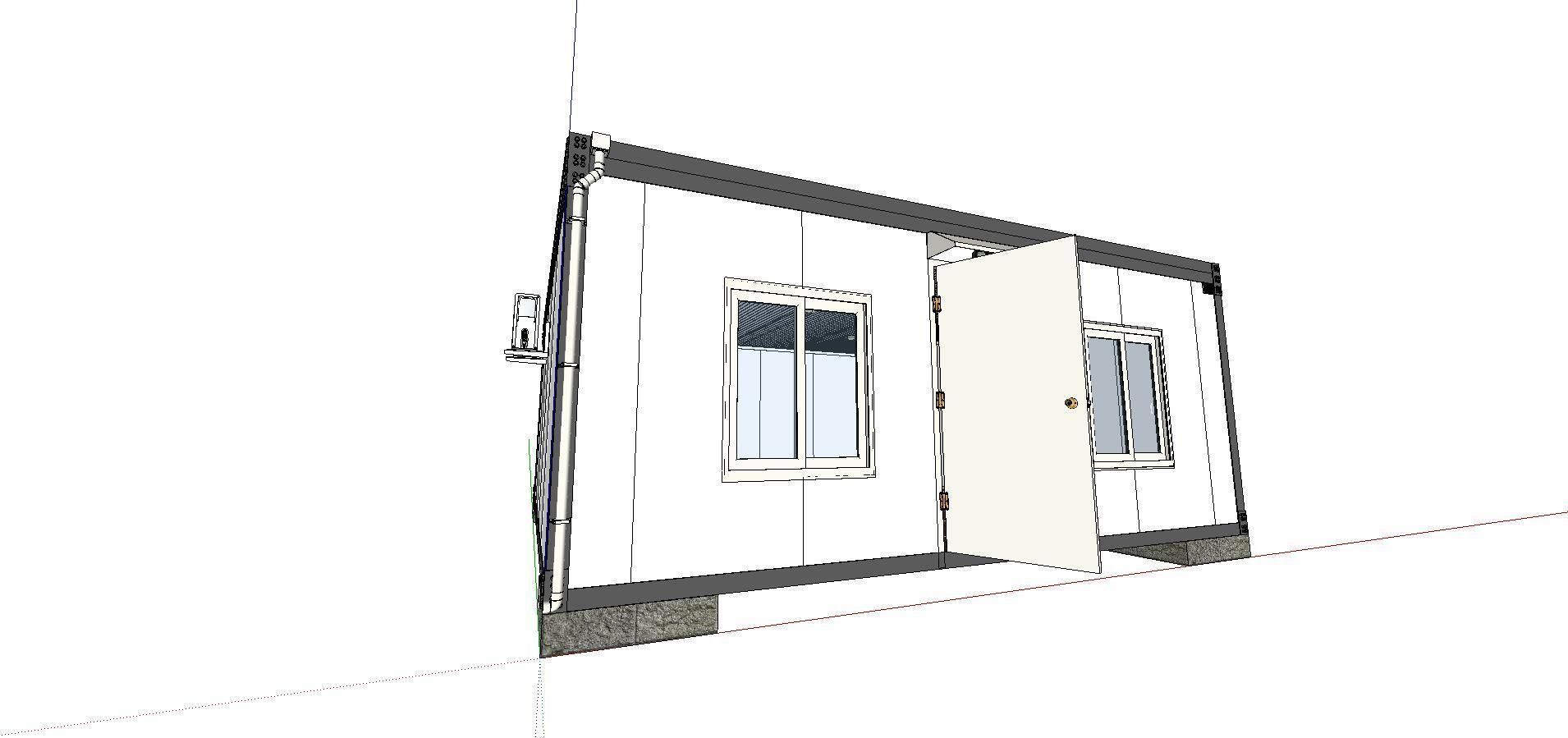 City Simple Art Building-Container-0279 3D model_1