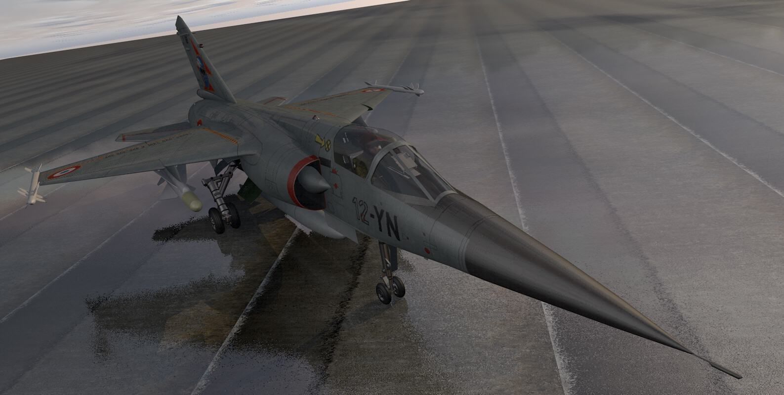 Dassault Mirage F1 3D model_6