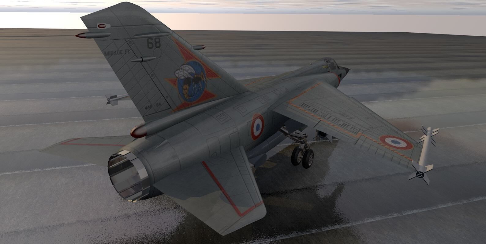 Dassault Mirage F1 3D model_5
