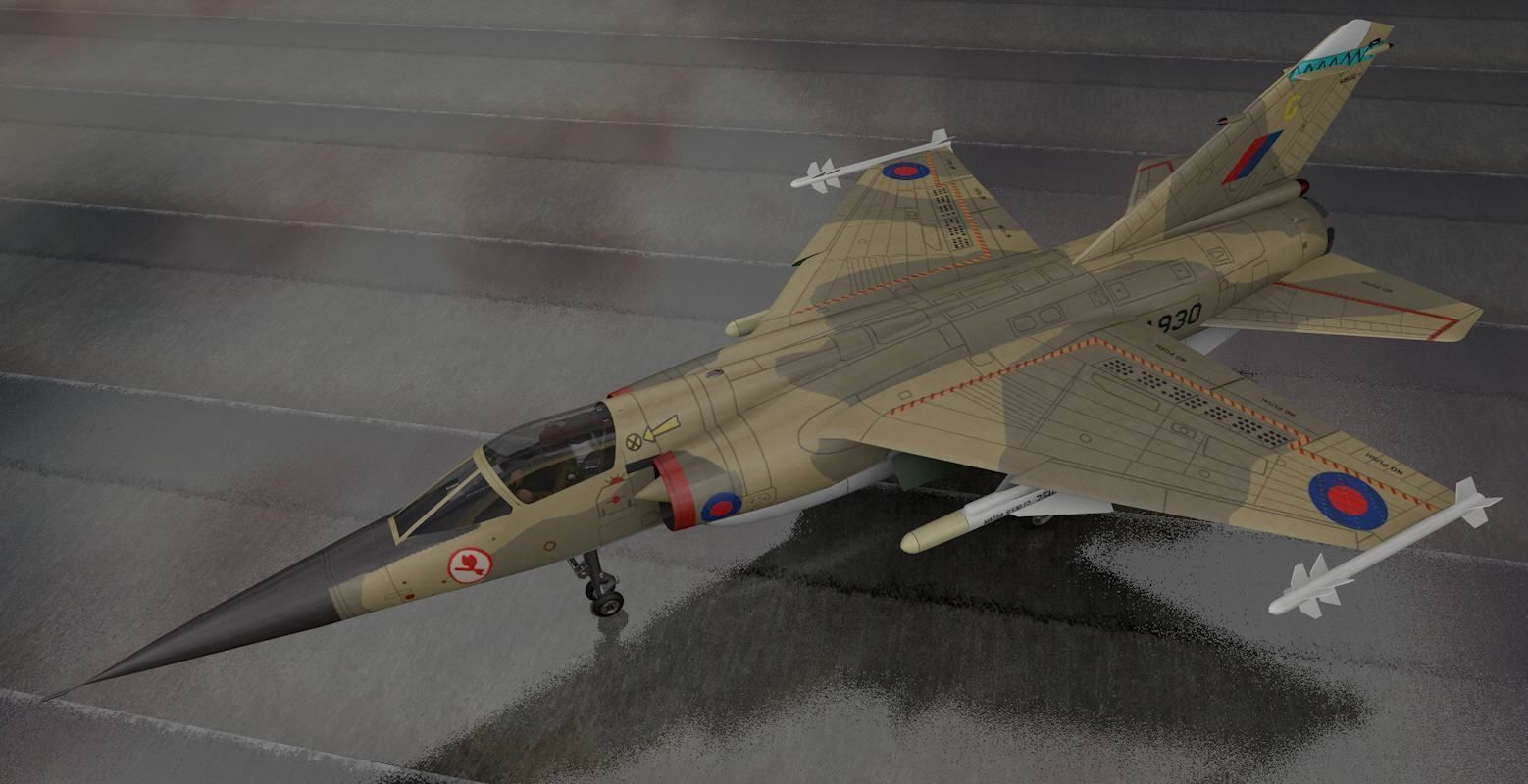 Dassault Mirage F1 3D model_1