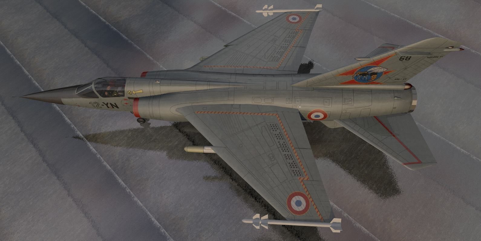 Dassault Mirage F1 3D model_7