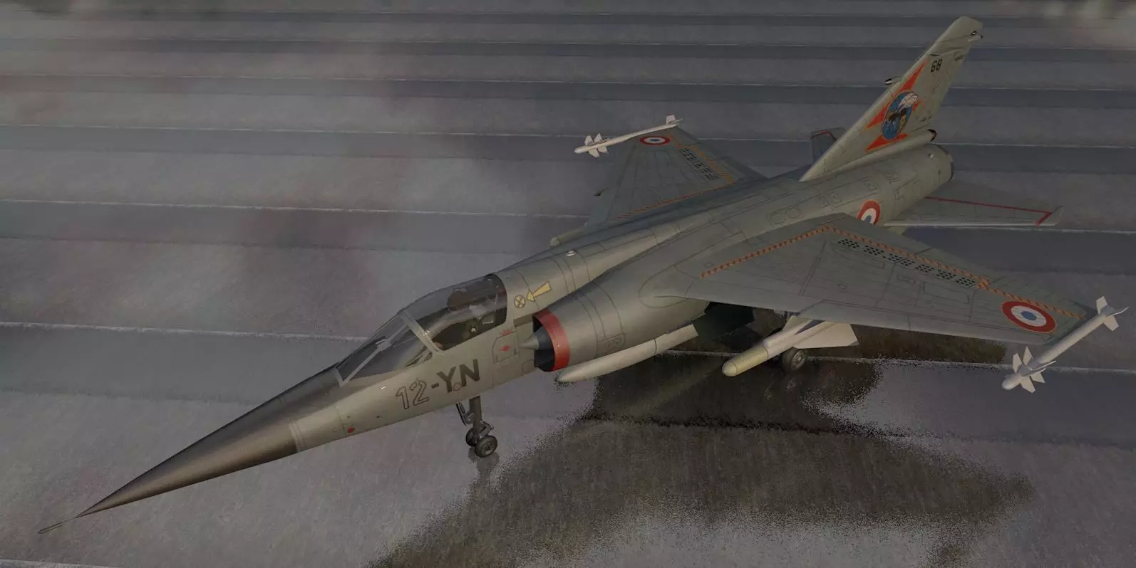 Dassault Mirage F1 3D model_0