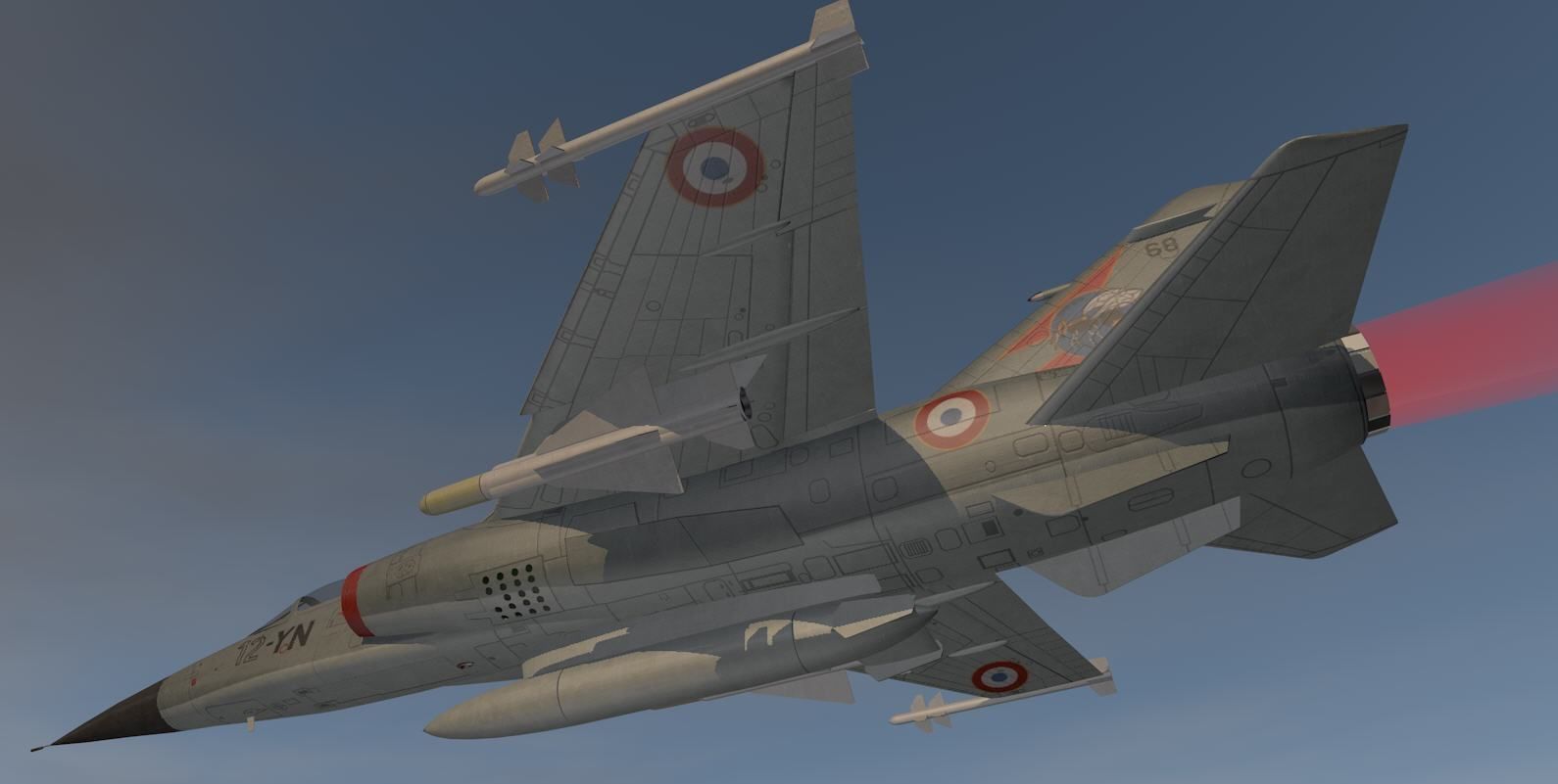 Dassault Mirage F1 3D model_14