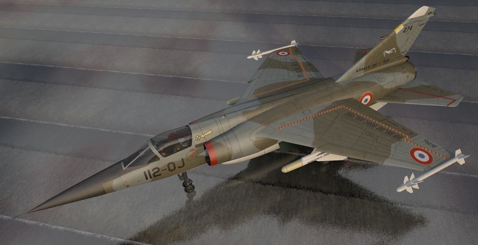 Dassault Mirage F1 3D model_2