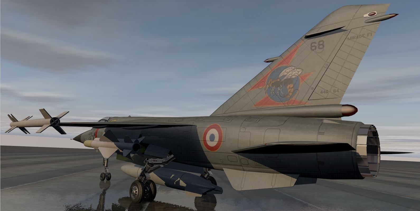 Dassault Mirage F1 3D model_8
