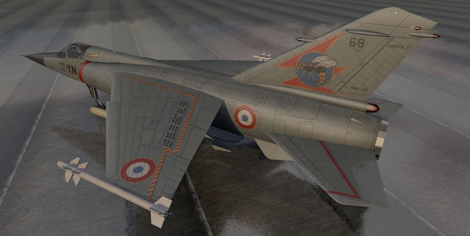 Dassault Mirage F1 3D model_3