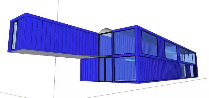 City Simple Art Building-Container-339