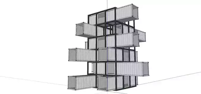 City Simple Art Building-Container-0269