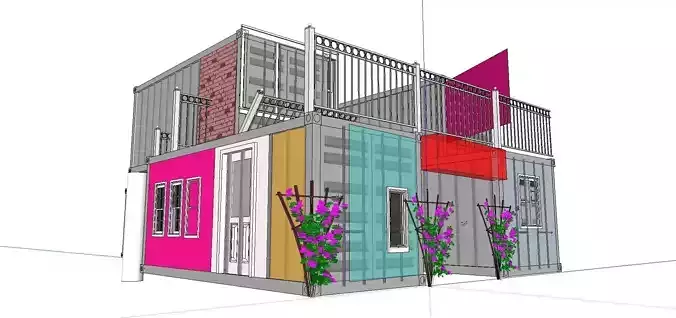 City Simple Art Building-Container-0268