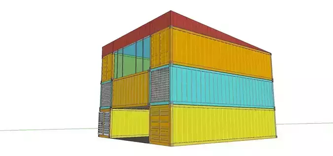 City Simple Art Building-Container-0266