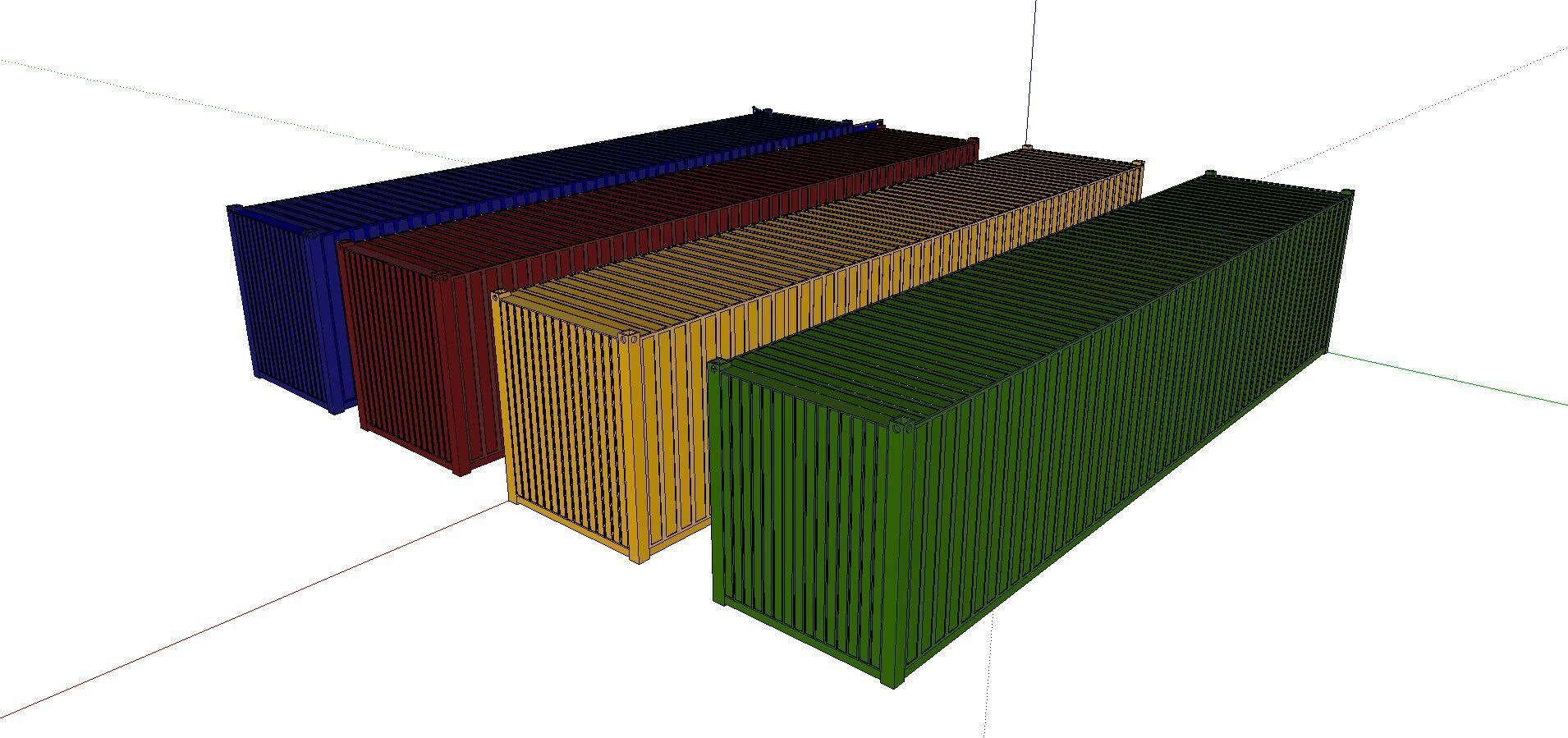 City Simple Art Building-Container-0255 3D model_2