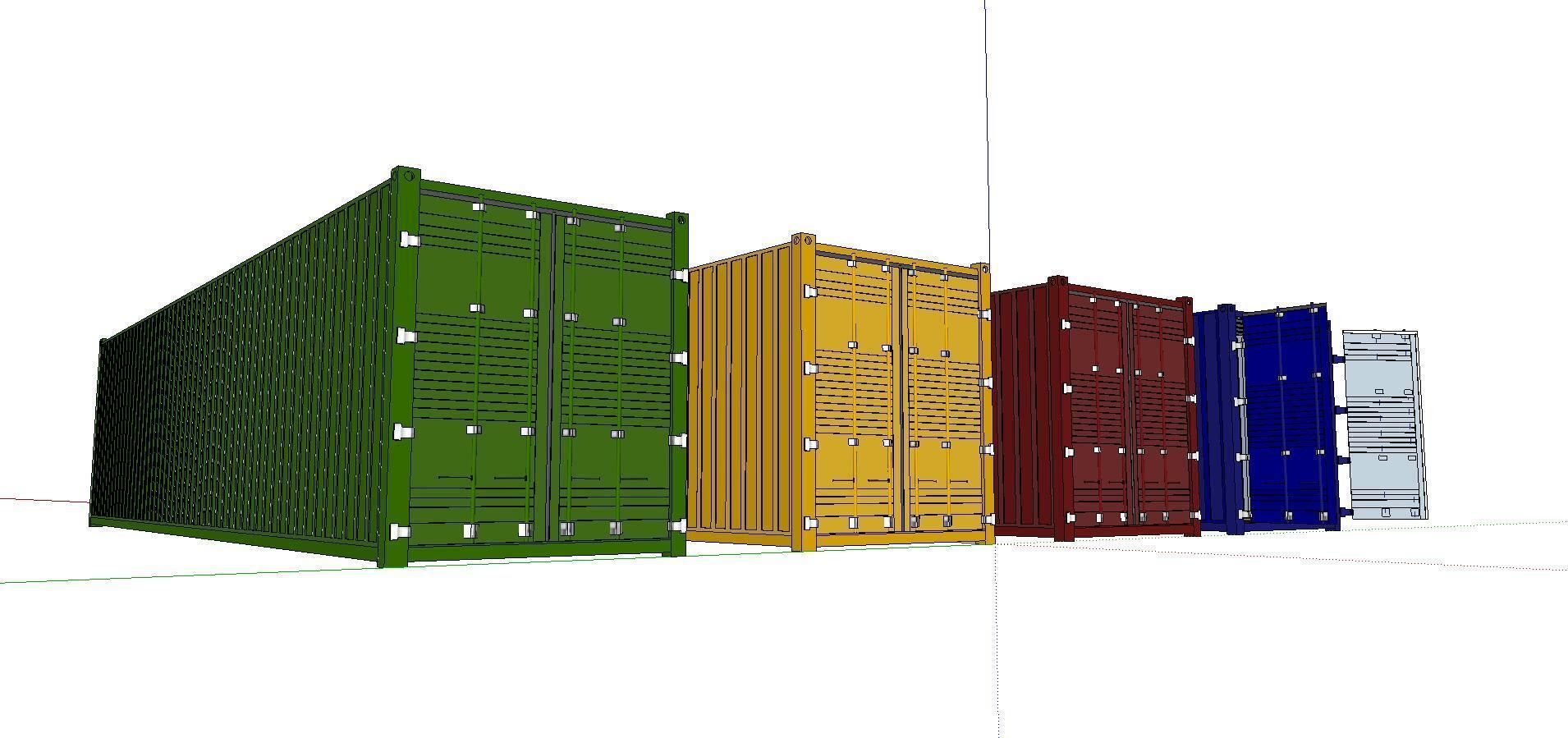 City Simple Art Building-Container-0255 3D model_1
