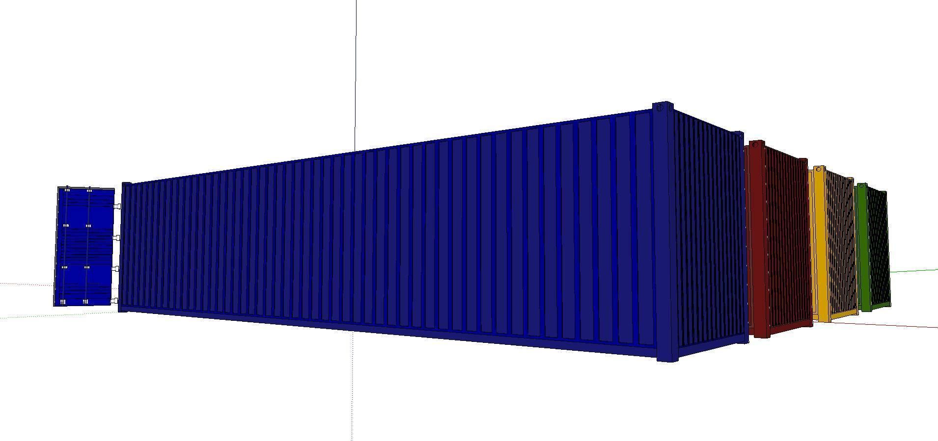 City Simple Art Building-Container-0255 3D model_3