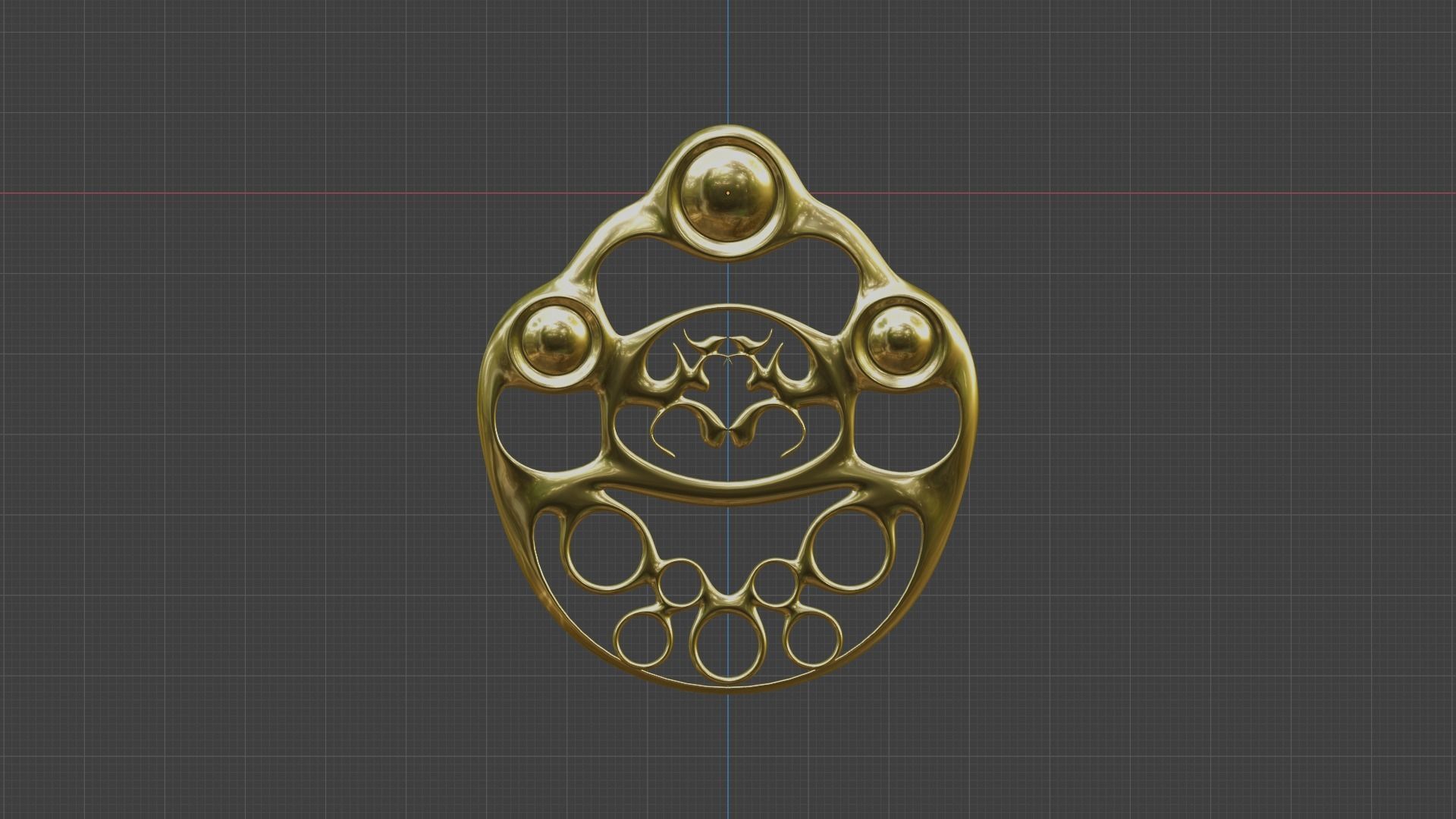 Ear Rings 3D model_1