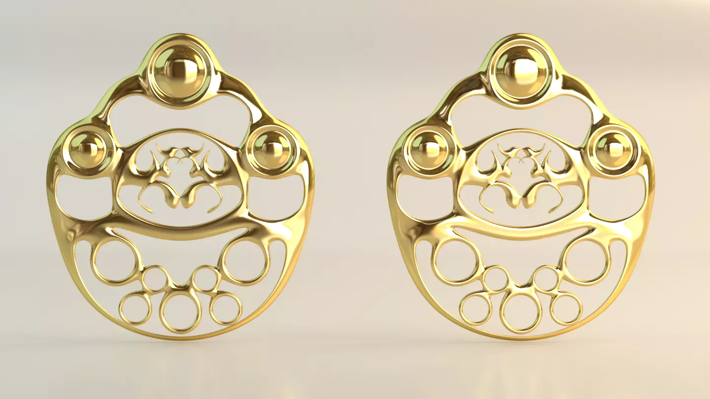 Ear Rings 3D model_0
