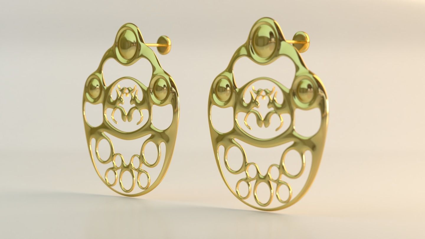 Ear Rings 3D model_4