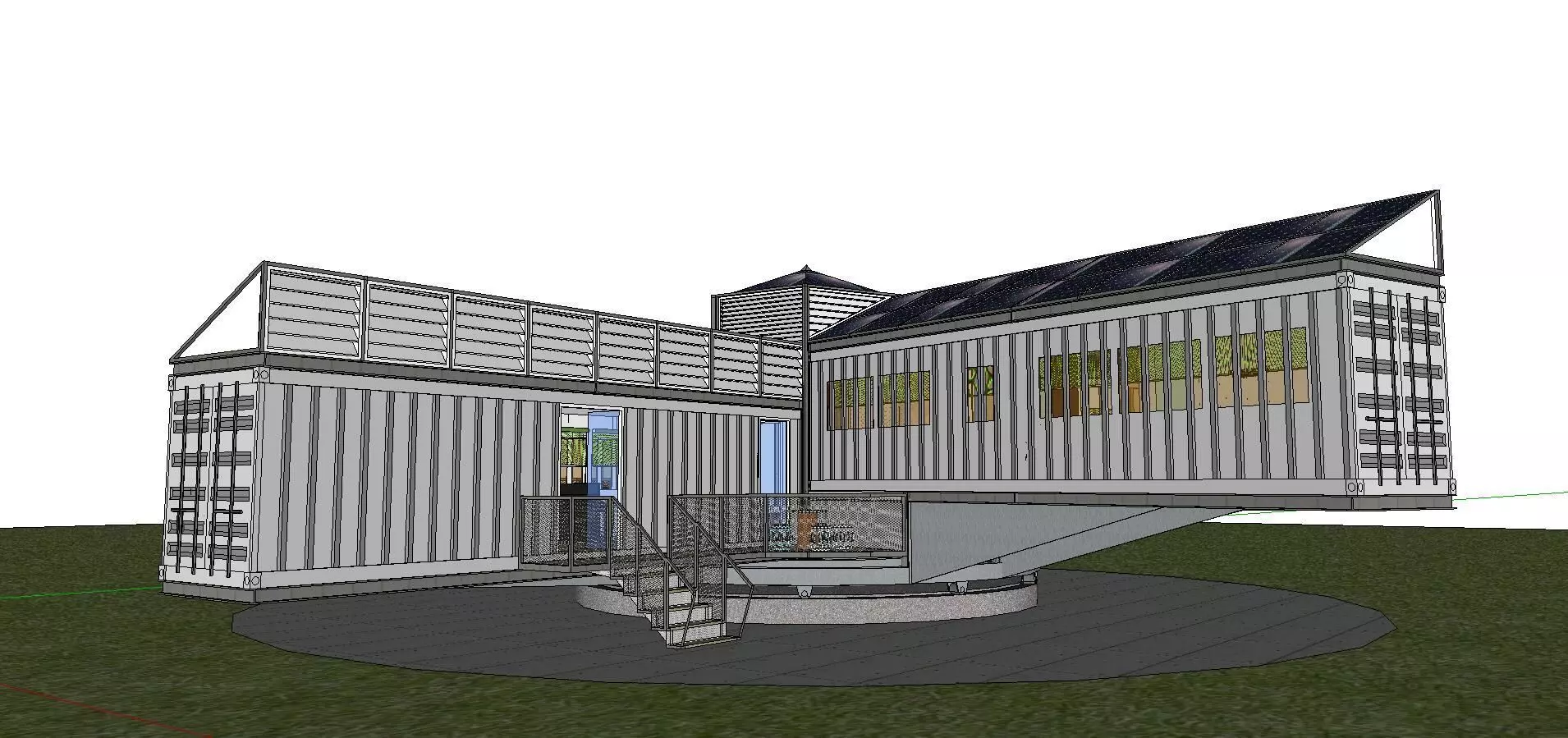 City Simple Art Building-Container-0248 3D model_0