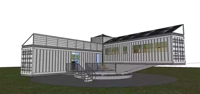 City Simple Art Building-Container-0248