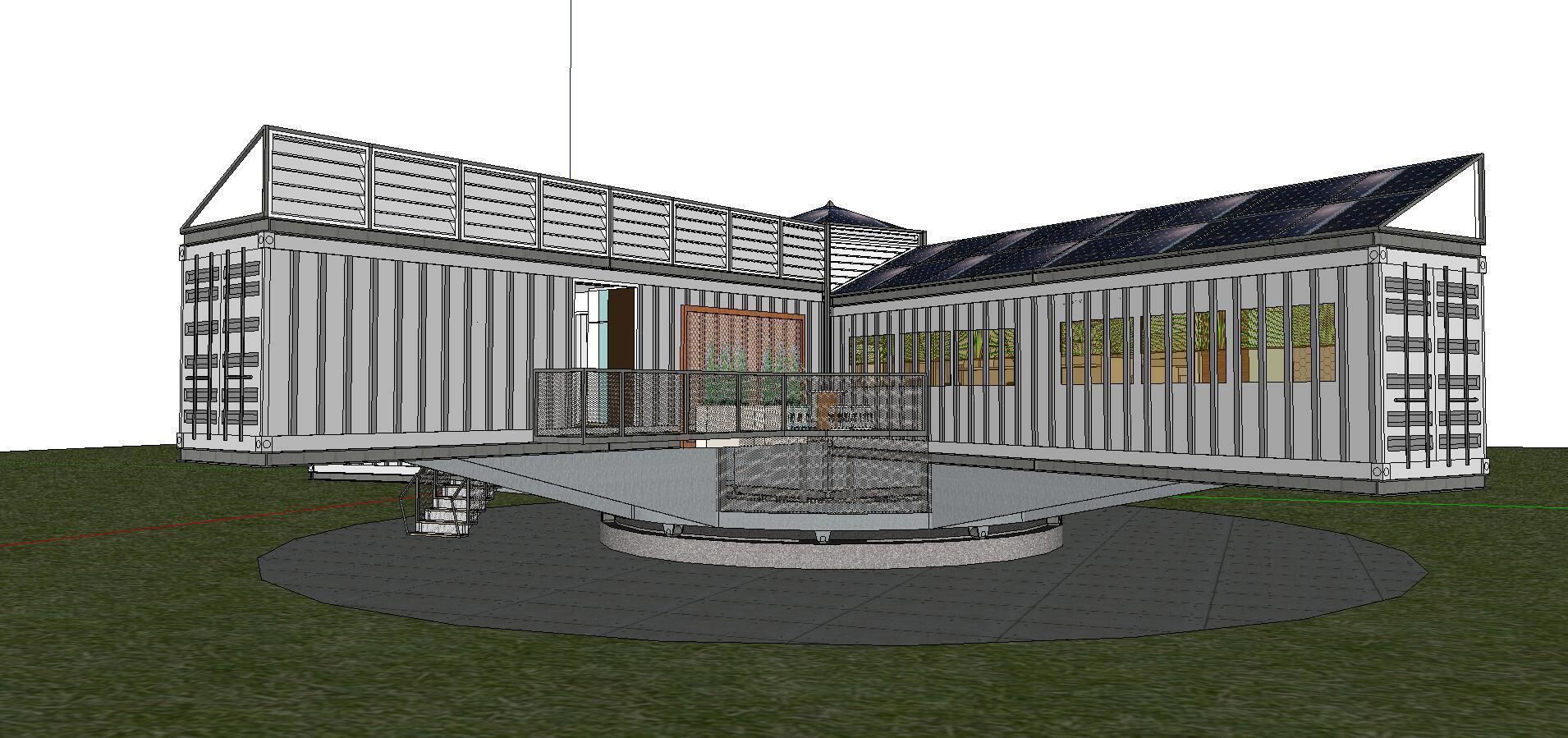 City Simple Art Building-Container-0248 3D model_1