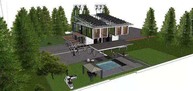 City Simple Art Building-Container-0246