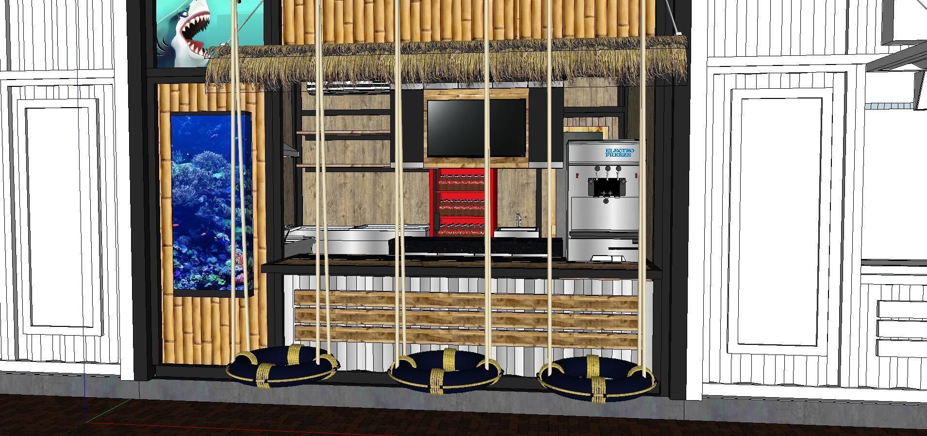 City Simple Art Building-Container-0245 3D model_4