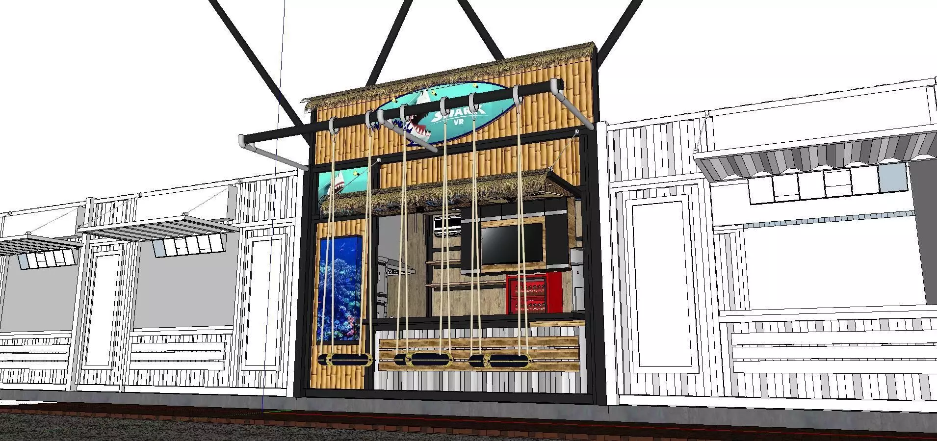 City Simple Art Building-Container-0245 3D model_0