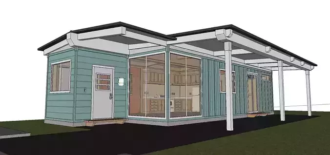 City Simple Art Building-Container-0242