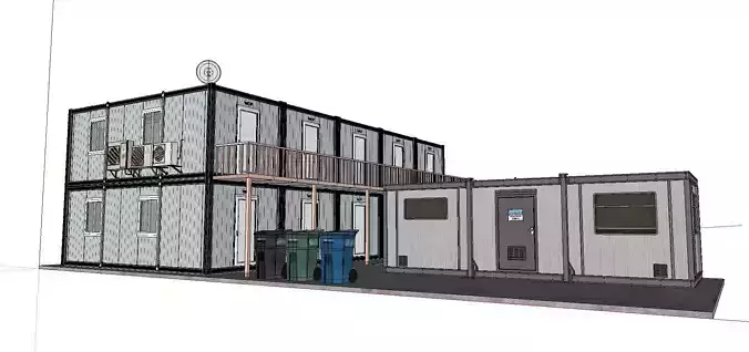 City Simple Art Building-Container-0240