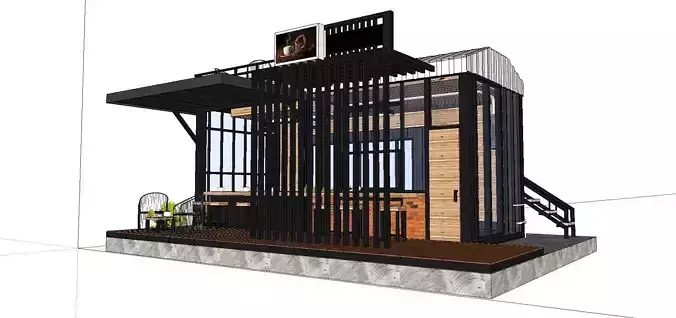 City Simple Art Building-Container-0238