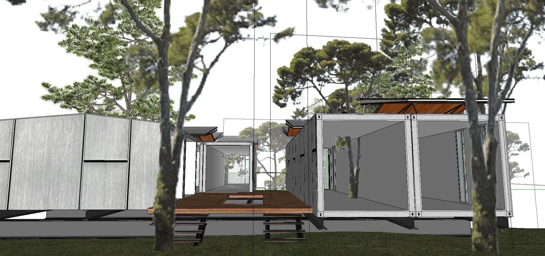 City Simple Art Building-Container-0236 3D model_3