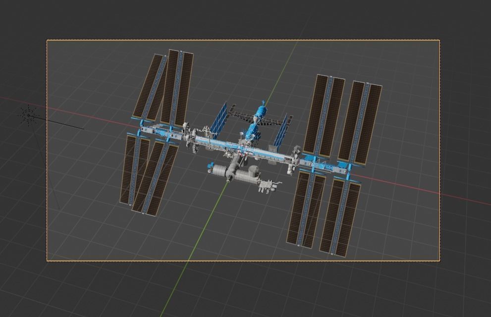 The international space station 3D model_5