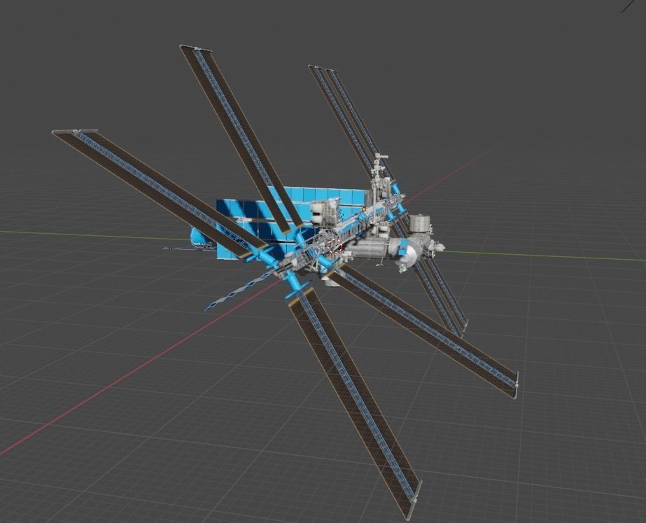 The international space station 3D model_3