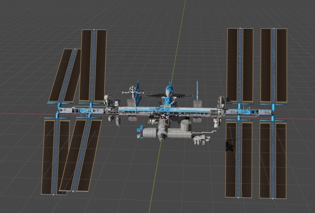 The international space station 3D model_2