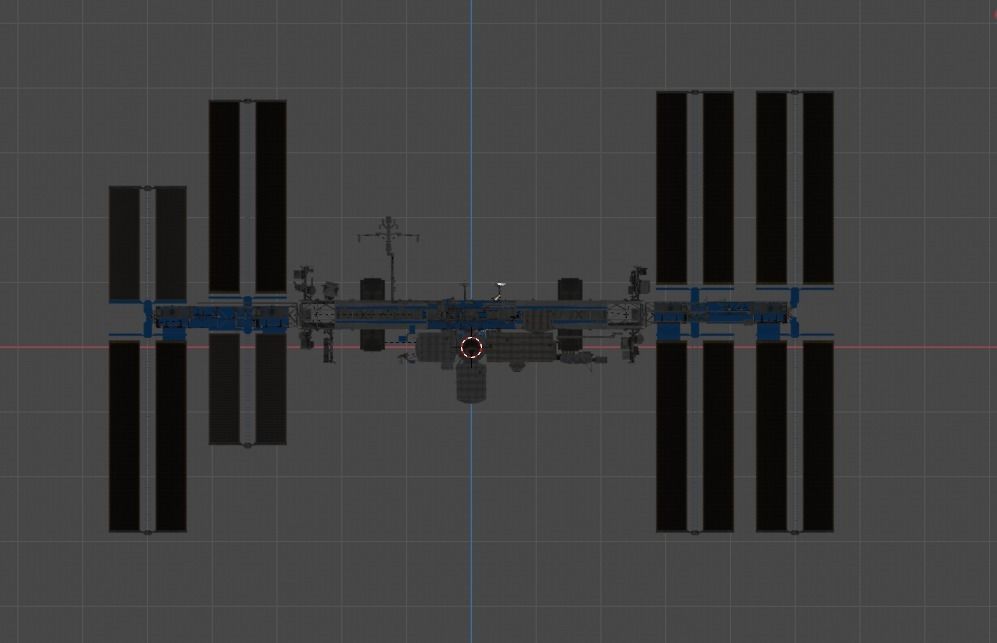 The international space station 3D model_4