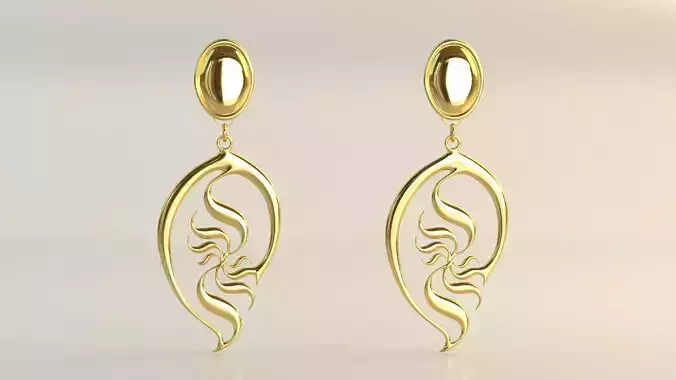 Ear Rings 3D model