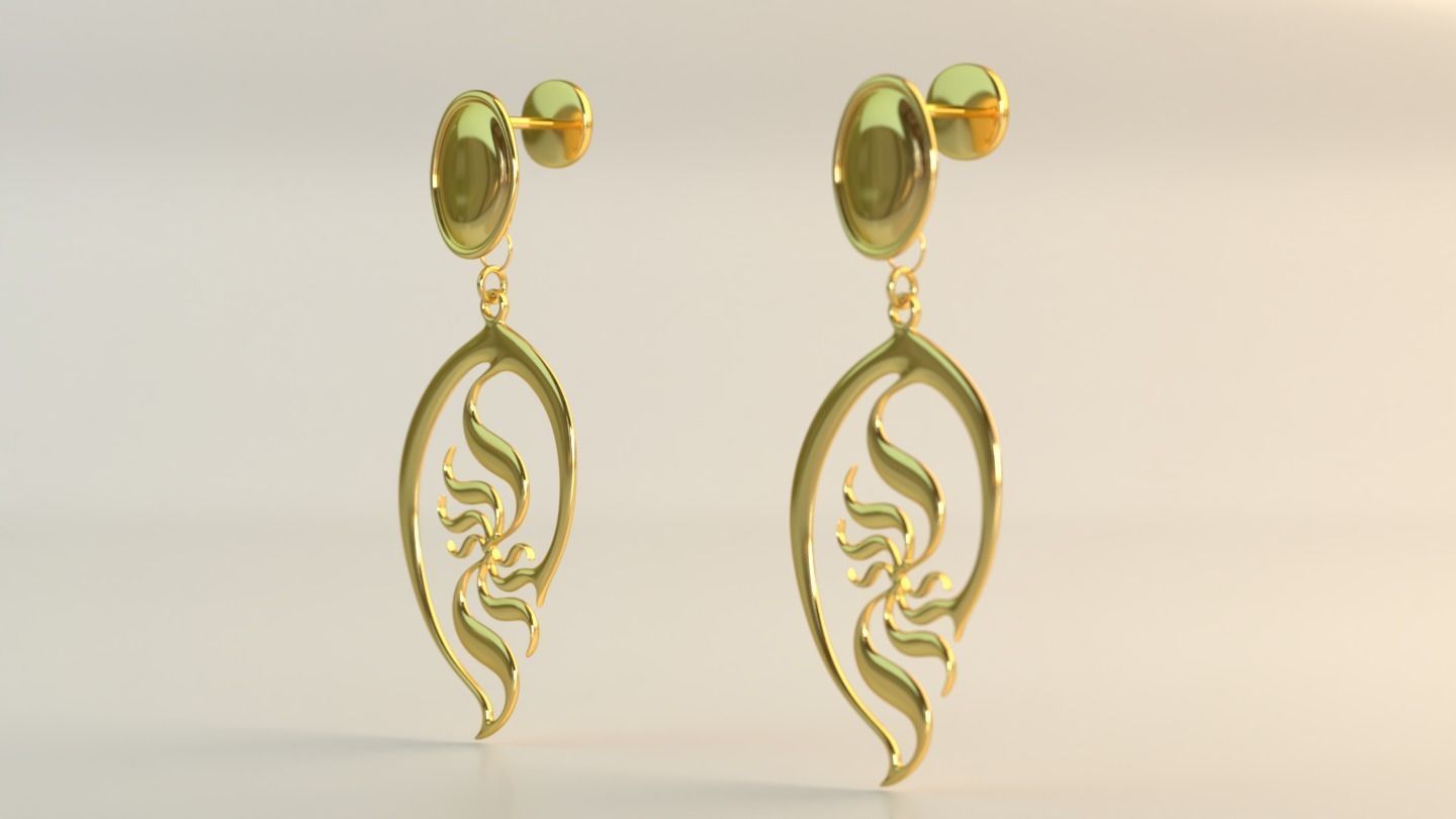 Ear Rings 3D model_3