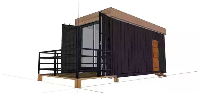 City Simple Art Building-Container-043