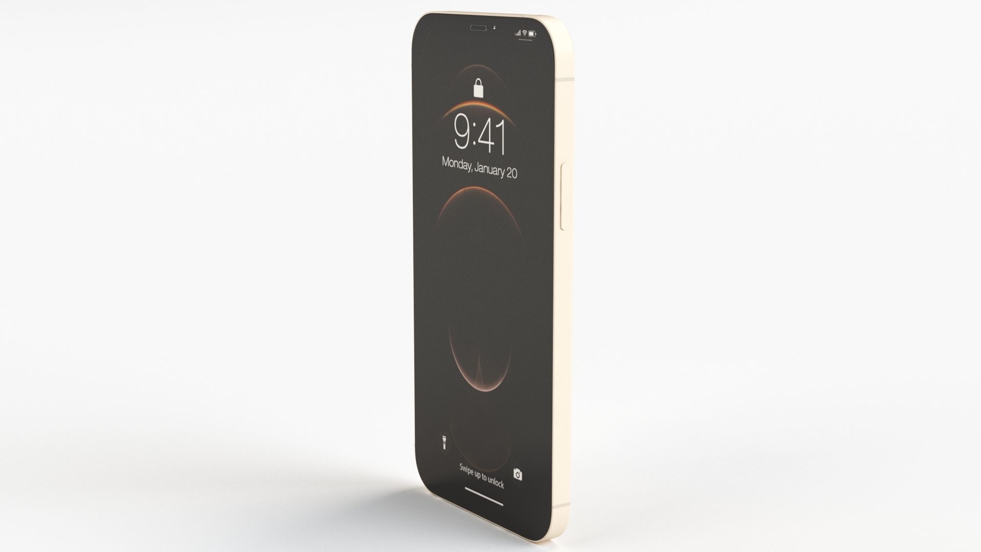 Apple iPhone 12 Pro Gold 3D model_15