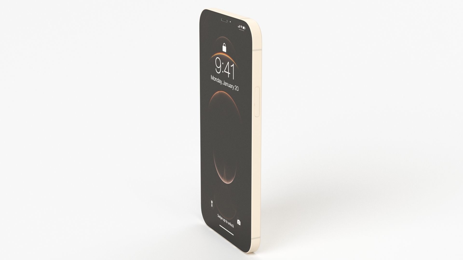 Apple iPhone 12 Pro Gold 3D model_23