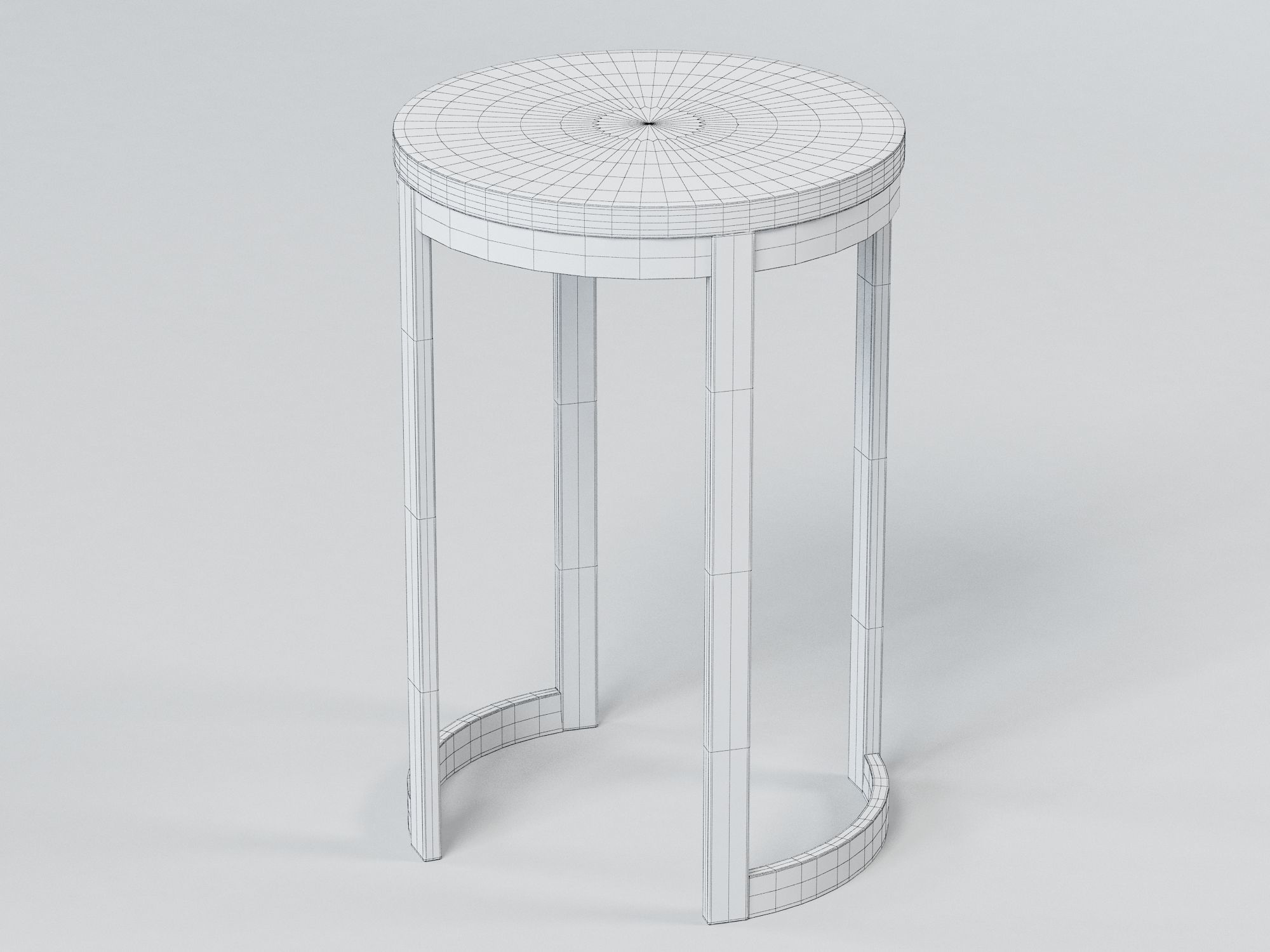 Lloyd Harbor End Table Free 3D model_1