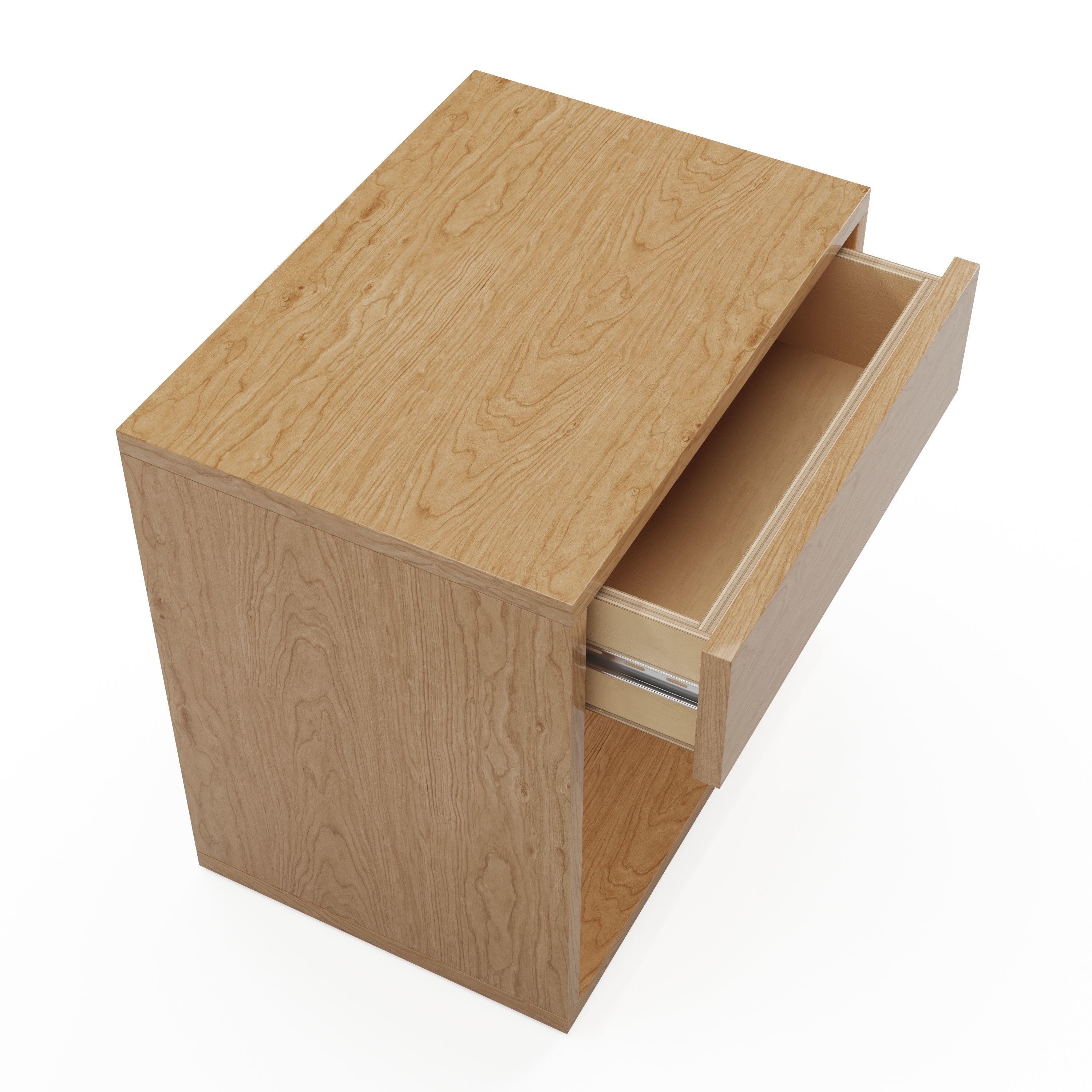 Cube - Bedside Drawer Table 3D model_3