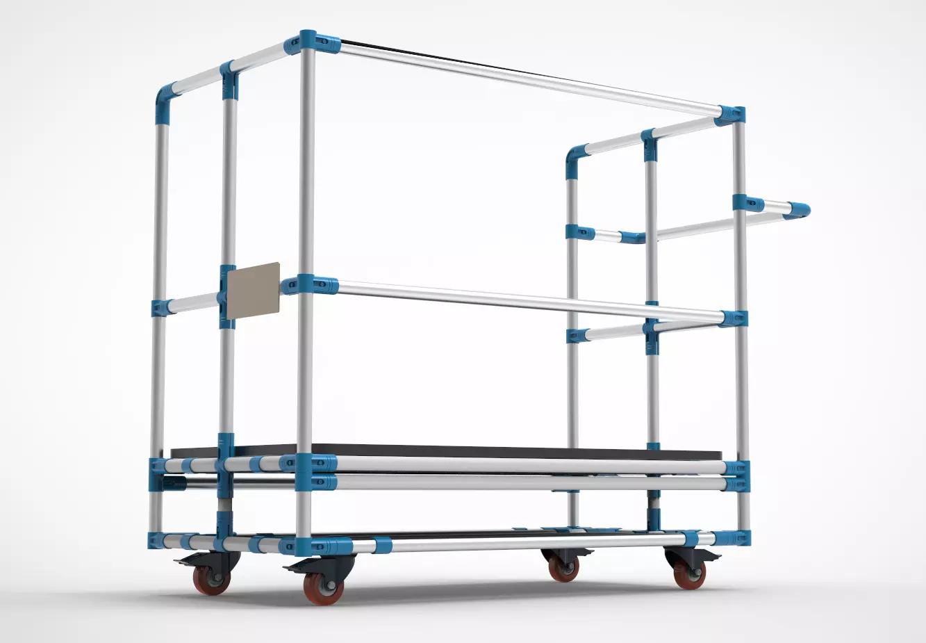 Hand Truck For Using Assembling  Factory Warehouses 3D model_0