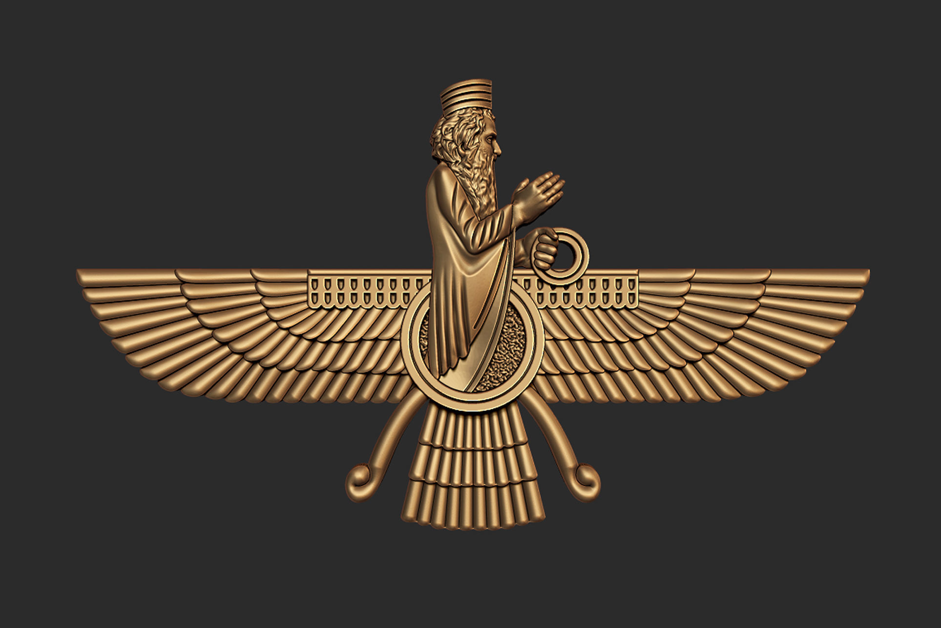 Faravahar 3D print model