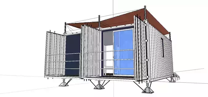 City Simple Art Building-Container-049