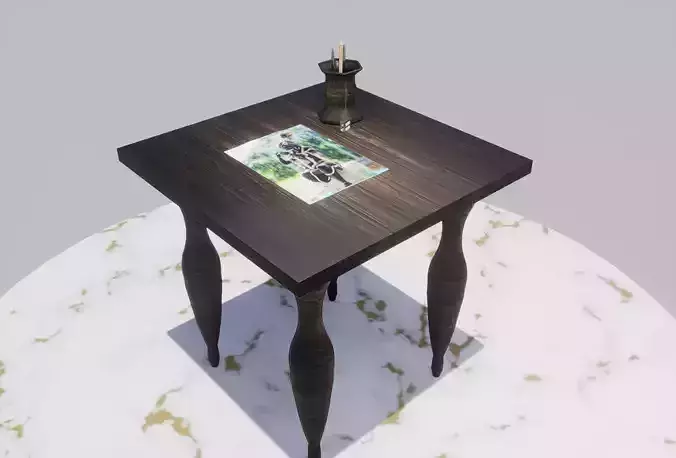 Table with Pen Holder 