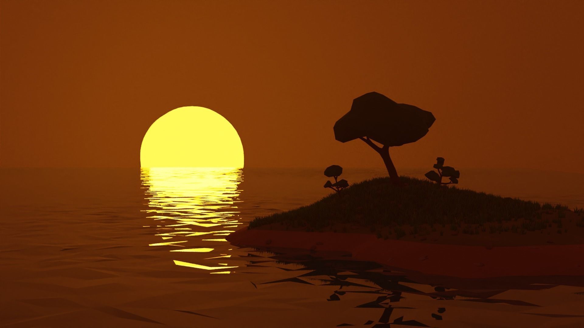 SALE 2021 Low Poly Nature Pack - AR-VR - Game Ready Low-poly 3D model_4