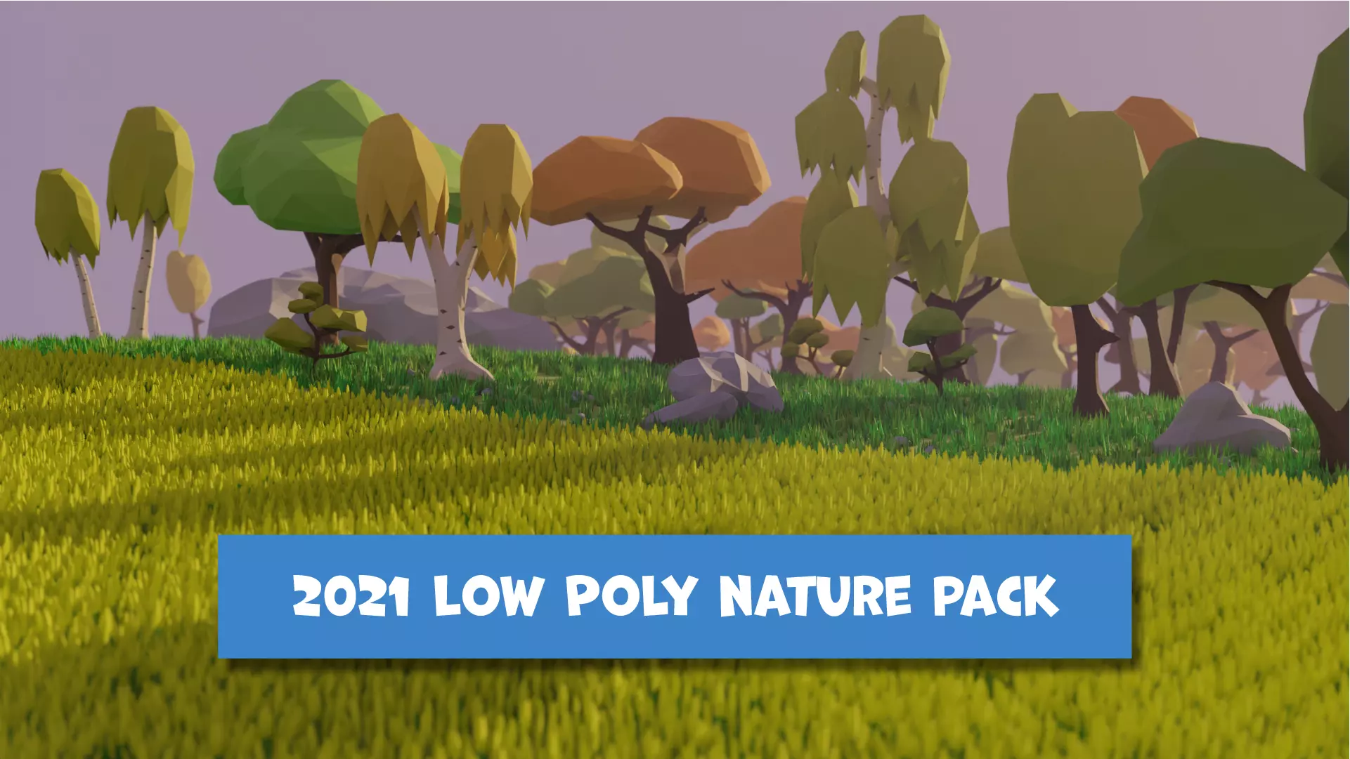 SALE 2021 Low Poly Nature Pack - AR-VR - Game Ready Low-poly 3D model_0