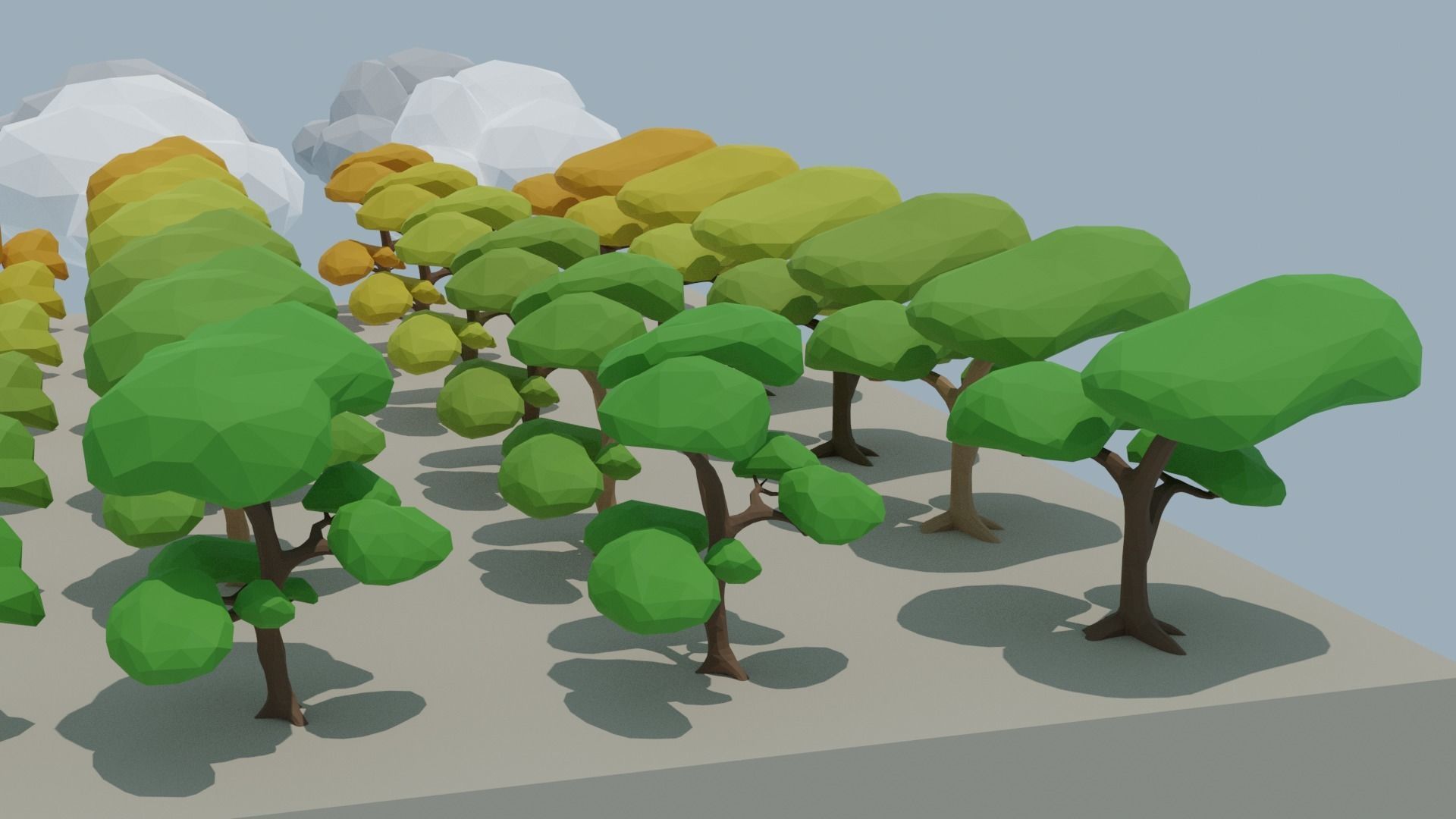 SALE 2021 Low Poly Nature Pack - AR-VR - Game Ready Low-poly 3D model_14